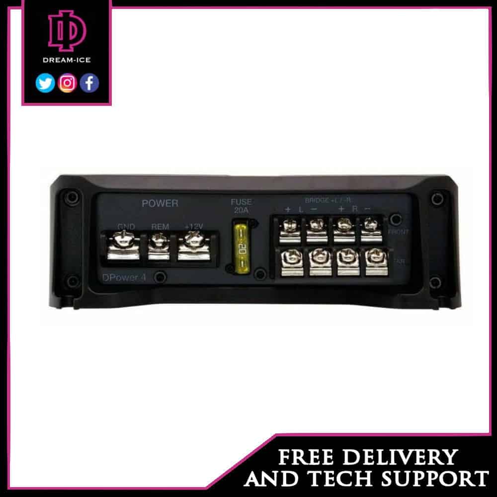 Hertz DPower4 Ultra Compact 4 Channel Bridgeable Amplifier - Image 2