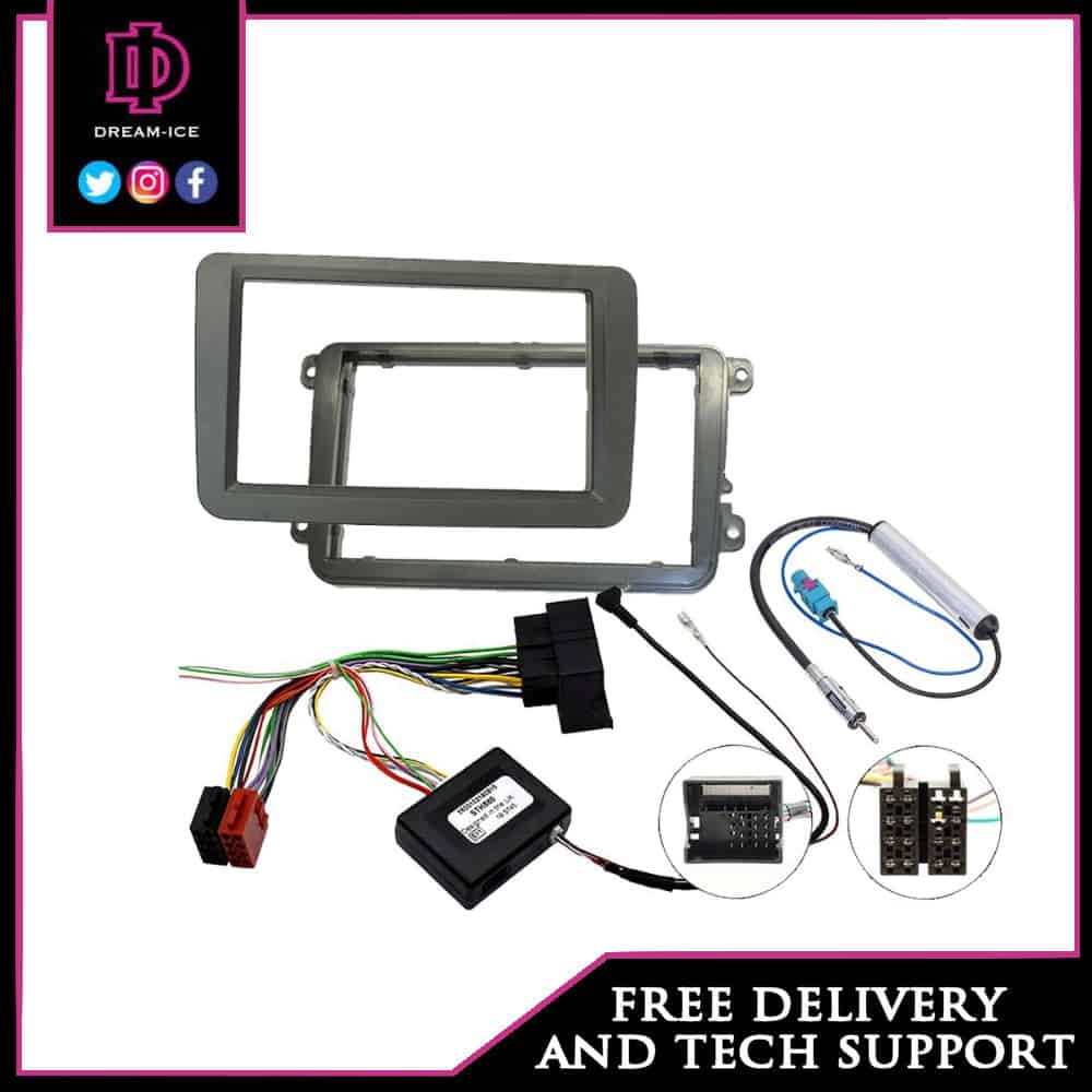 VW Volkswagen Transporter T5 2003-2015 Front Plug N Play Audio Upgrade Package - Image 3