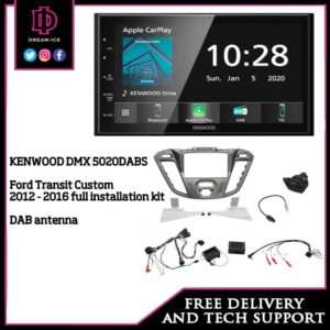 Ford Transit Custom 2012 - 2016 Headunit Replacement kit (KENWOOD 5020DAB)