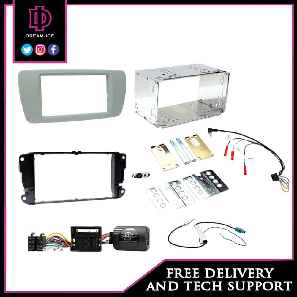 Seat Ibiza 2008-2014 Complete Black Double Din Fitting Kit - Image 3