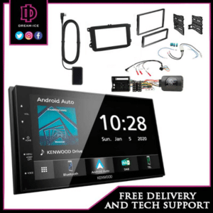 VW Caddy 2004 - 2020 Kenwood DMX5020DABS Headunit upgrade