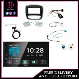 Vauxhall Vivaro 2014>2019 Kenwood DMX5020DABS & Installation Kit