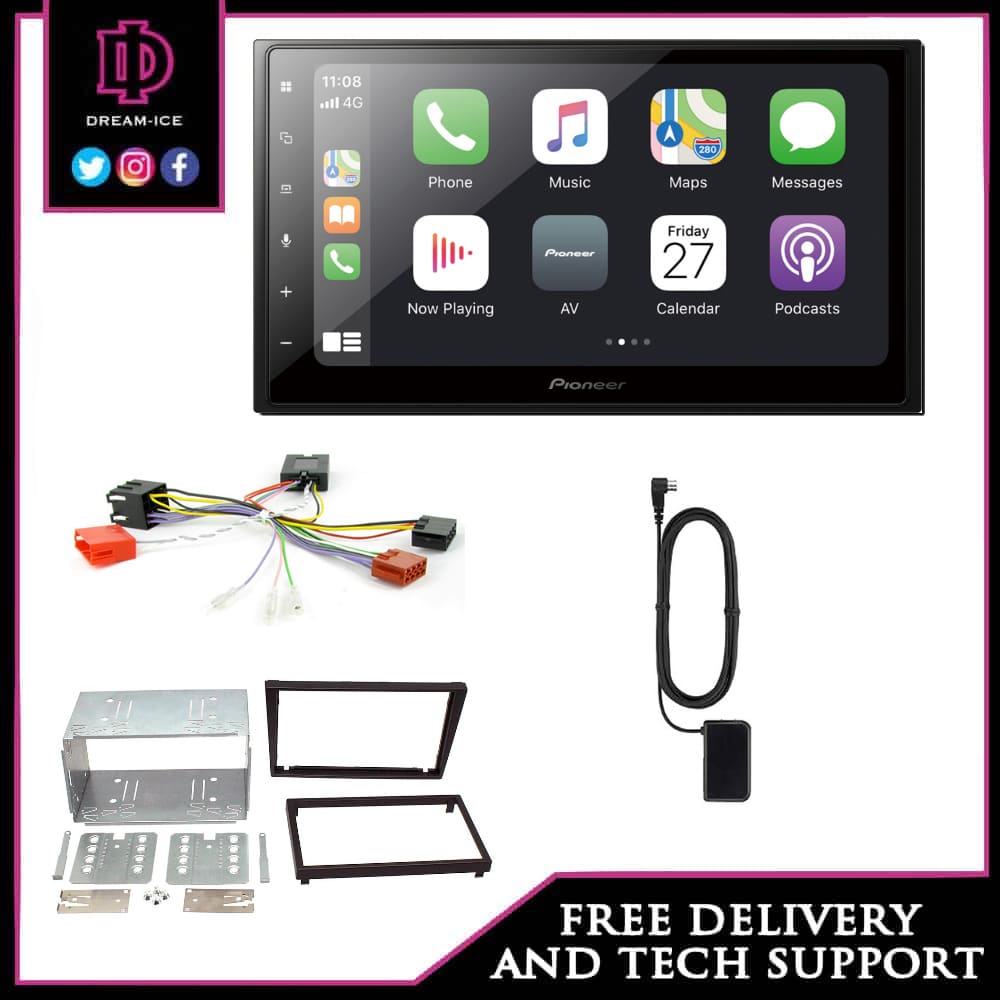 Pioneer SPH DA250DAB with Vauxhall Vivaro pre 2014 fitting kit