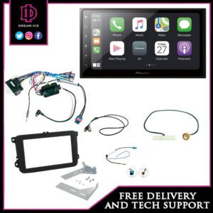 Pioneer SPH-DA360DABS (Wireless) with Volkswagen Caddy Installation kit