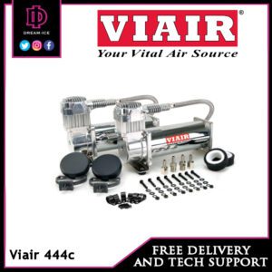 Viair 444c - Dual Air Compressors Twin Kit - Chrome