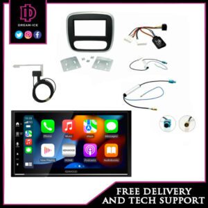 Vauxhall Vivaro 2014>2019 Kenwood DMX7722DABS (wireless) & full Installation Kit