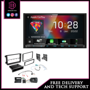 Kenwood DMX8021DABS with Volkswagen Transporter T5 Installation kit