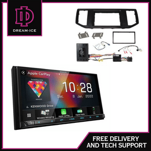 Kenwood DMX8021DABS with Volkswagen Crafter 2017> Installation kit