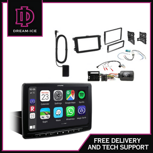 VW Caddy 2004-2020 Alpine ILX-F115D Halo 11 (wireless CarPlay) 11″ floating screen & full Installation Kit