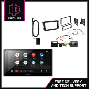 Pioneer SPH-DA160DABS with Volkswagen Caddy 2004-2020 Installation kit