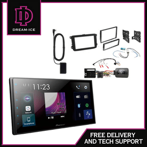 Pioneer SPH-DA250DABS with Volkswagen Caddy 2004-2020 Installation kit